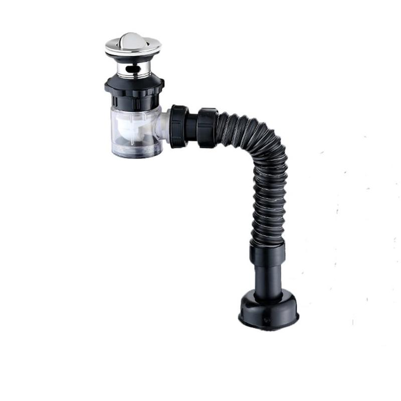 Washbasin Integrated Steel Drain Pipe Washbasin Wash Clamshell Drain Pipe Fittings Basin Drain T1t1: Default Title