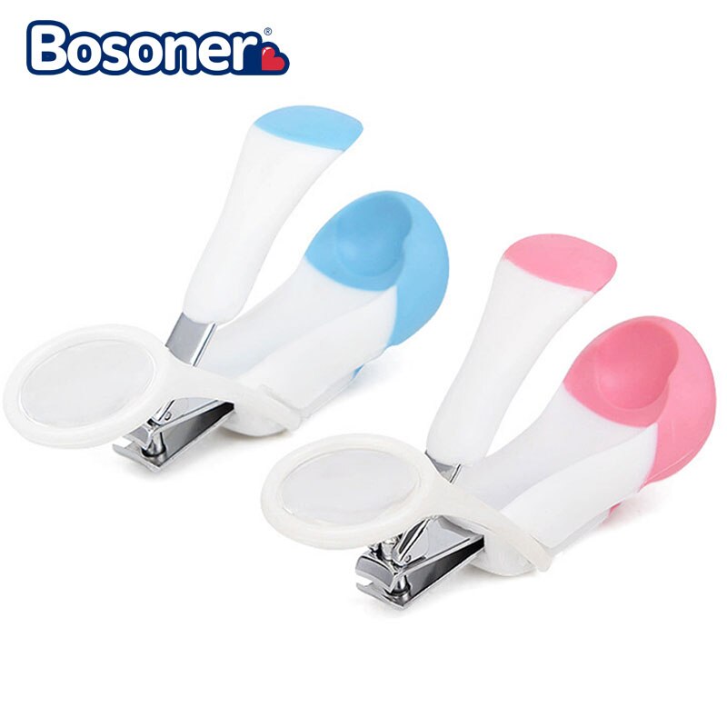 Elderly Children Pocket Finger Toe Nail Clipper Cutter with Magnifying Glass Trimmer Manicure Pedicure Care Scissors Tools