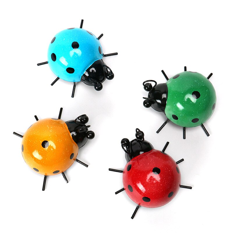 Insect Shape Wall-mounted Decoration Set for Living Room Garden Bees Beetles Ants Hanging Ornaments: C