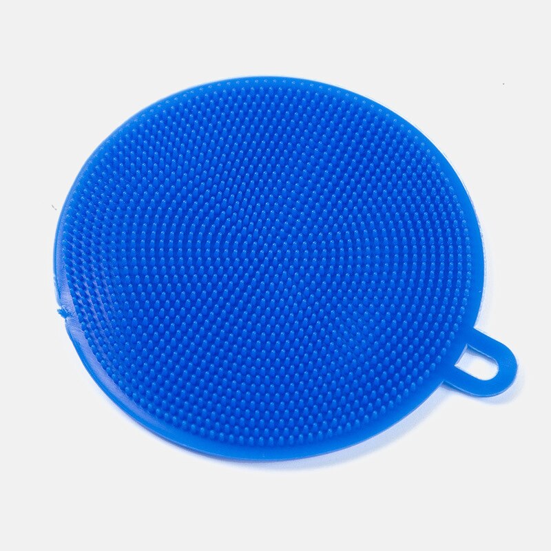 1/3/4pcs Kitchen Cleaning Brush Silicone Dishwashing Brush Fruit Vegetable Dish Washing Cleaning Brushes Pot Pan Sponge Scrubber: 11