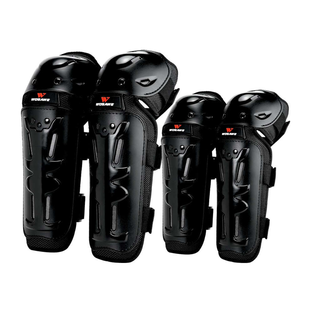 Motorcyle Knee Protector Elbow Pads Mountain Bike Downhill Knee Guard Resistant MTB Protection Motocross Elbow Knee Support: elbow and knee pads