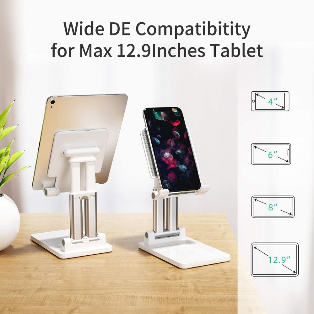 Smart Phone Desktop Tablet Holder Stand Cell Foldable Extend Desk Mobile Phone Support For iPhone iPad Samsung Huawei Xiaomi