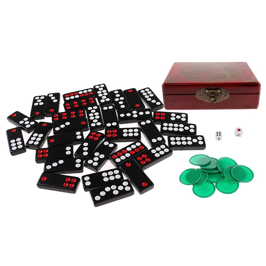 Chinese Domino Tegel Set Pai Gow Paigow Voor Reizen Casino Gokken Paly Speelgoed