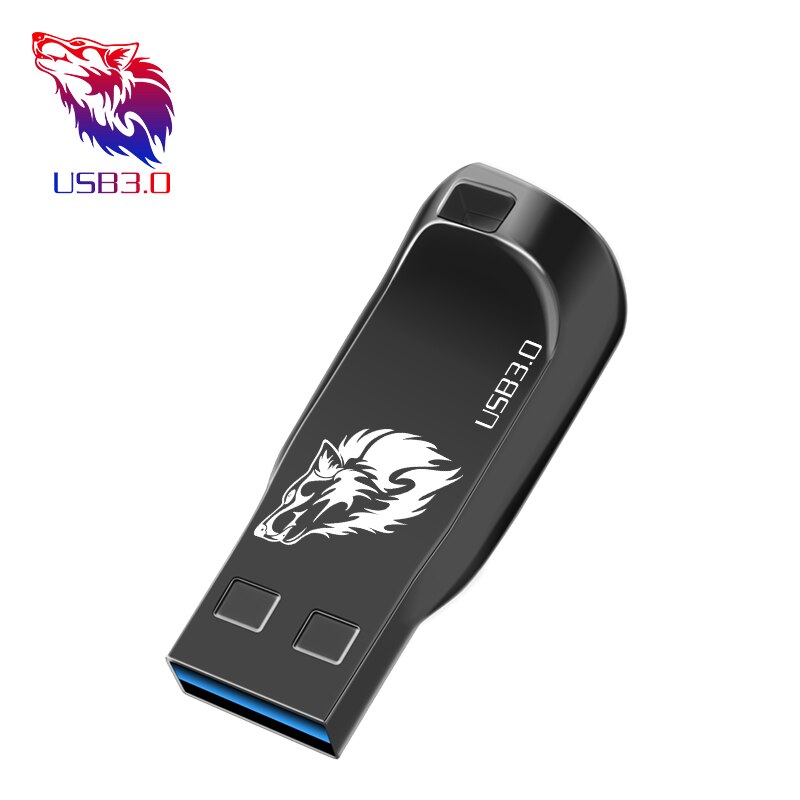 Metalen USB3.0 Flash Drive 4Gb 8Gb 16Gb Flash Disk Pendrive 32Gb 64Gb Geheugen stok Usb 3.0 Flash Usb Stick Pen Drive: 64GB / gray