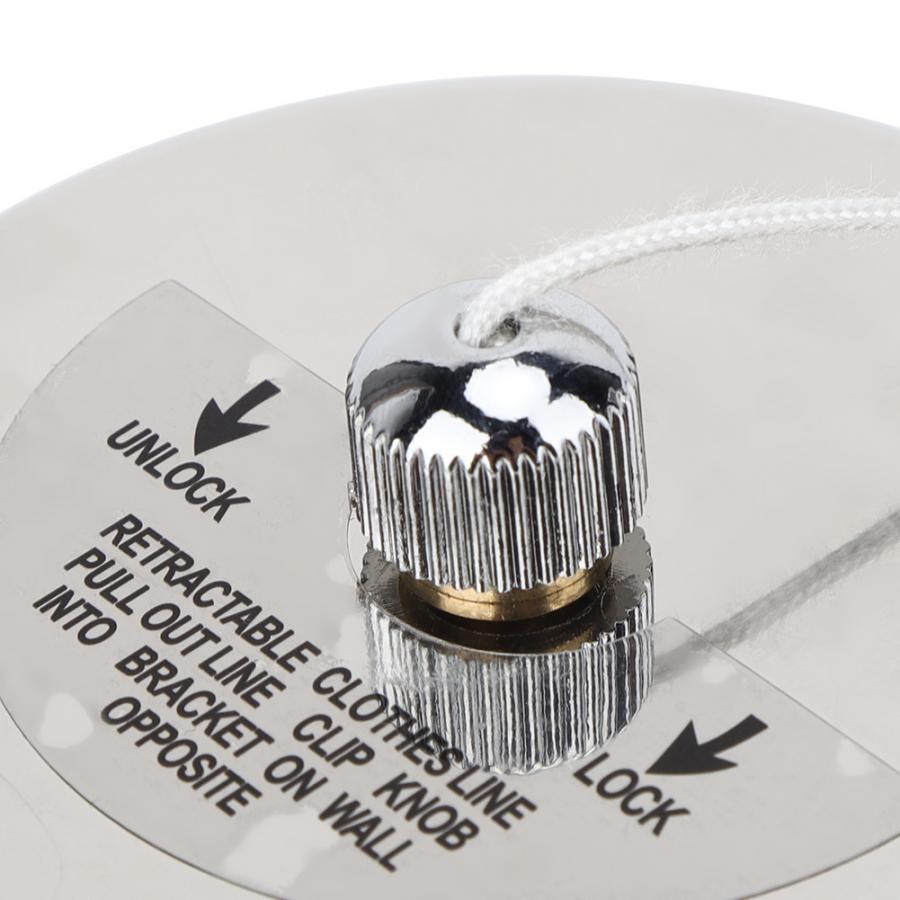 Stainless Steel Retractable Clothesline Indoor Outdoor Clothesline Rope Clothes Drying Line for Hotel Home Use