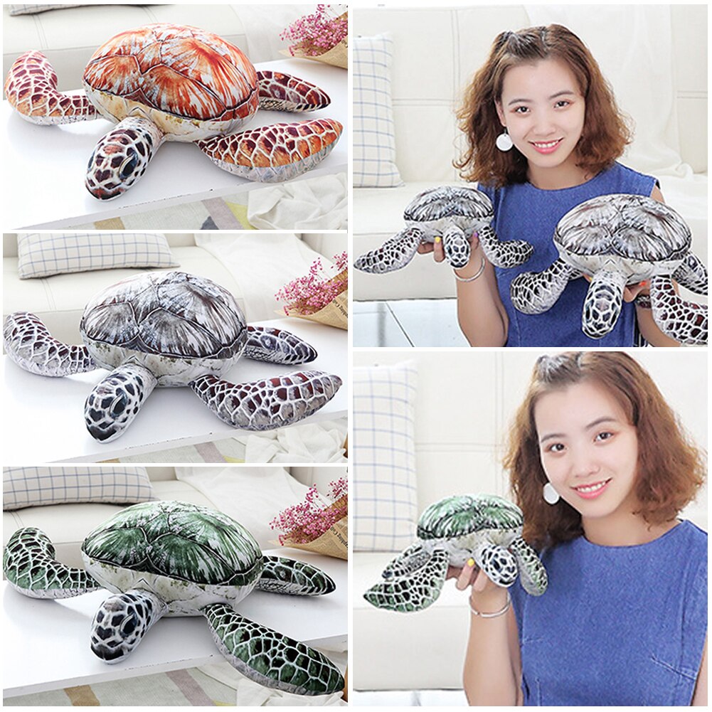 80Cm 100Cm Grote Knuffel Mooie Grote Ogen Schildpad Zachte Knuffel Kussen Zachte Kleine Zeeschildpadden Poppen voor Kids