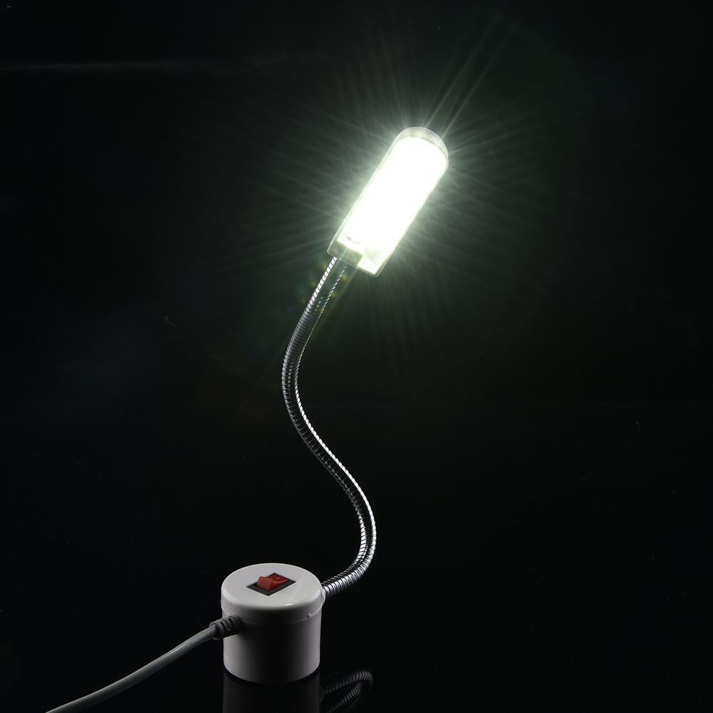 Nyeste 12/20/30 led bærbare symaskine lys led lys magnetisk montering base svanehals lampe til al symaskine belysning