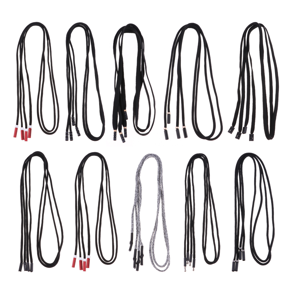 2-Pack Stijlvolle Koord Koord Broek & Schoenen Vervanging String Met Metalen Tips-Kleding Accessoires