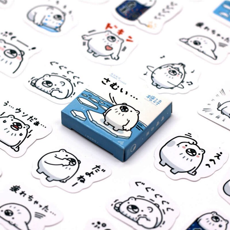 40 PCS Animal Family Friends Sticker Animal Decals Stickers for Children to Laptop Suitcase Guitar Fridge Bicycle Car