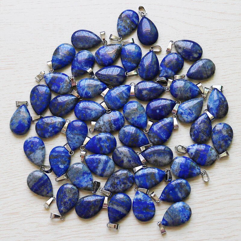 Reize natürliche lapis Lazuli stein warter Träne perlen anhänger für schmuck machen anhänger freies: 30Stck