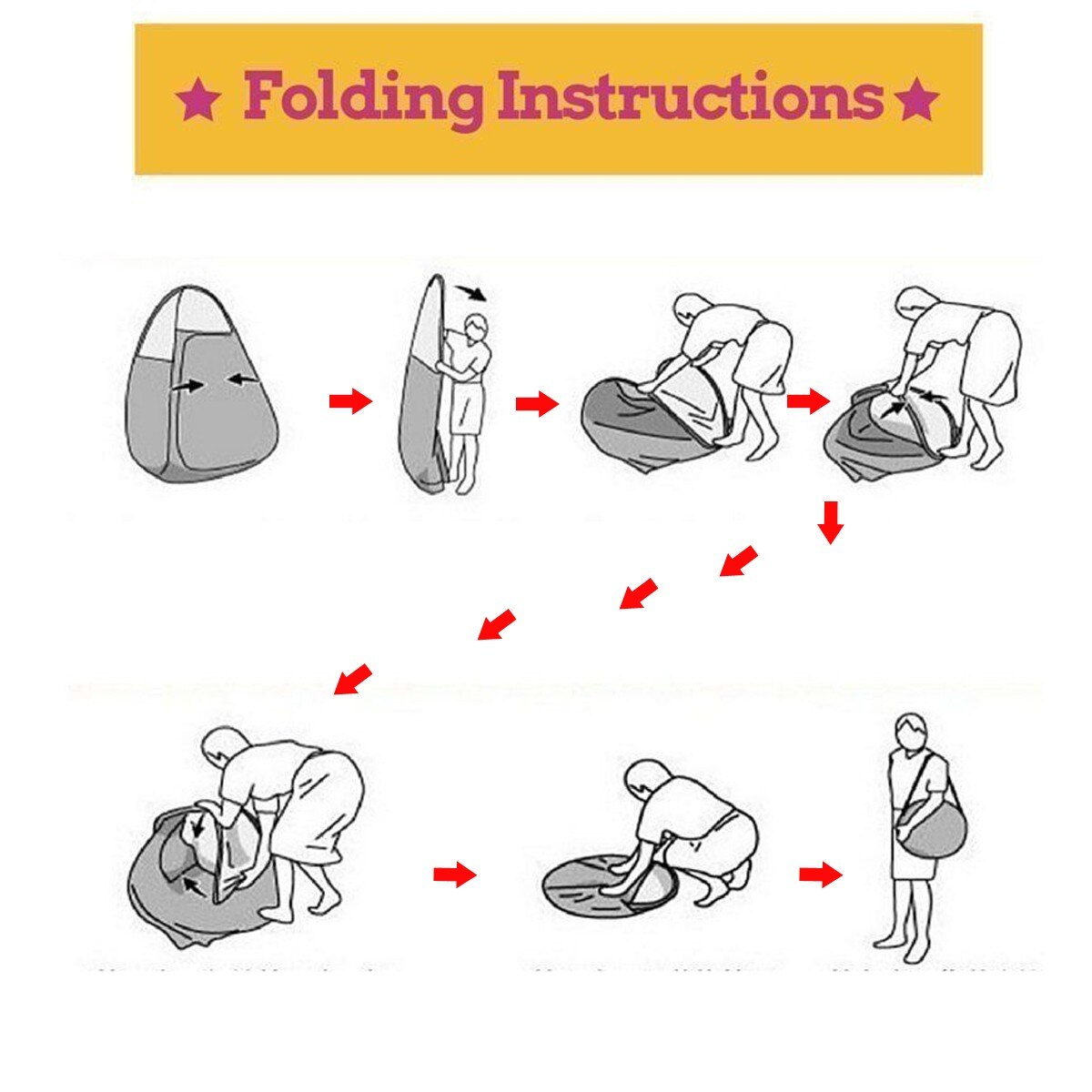 1PC Free build Pop-up Outdoor Camping Shower Tent Simple Mobile Toilet Dressing Tent Suitable for rest or swim in the wild tent