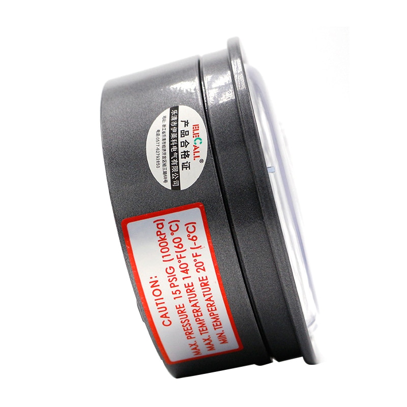 TE2000 0-60Pa Mikro Differential Druck Meter Messgerät Hohe neutral Tafel Runde Typ Zeiger Instrument Micromanometer