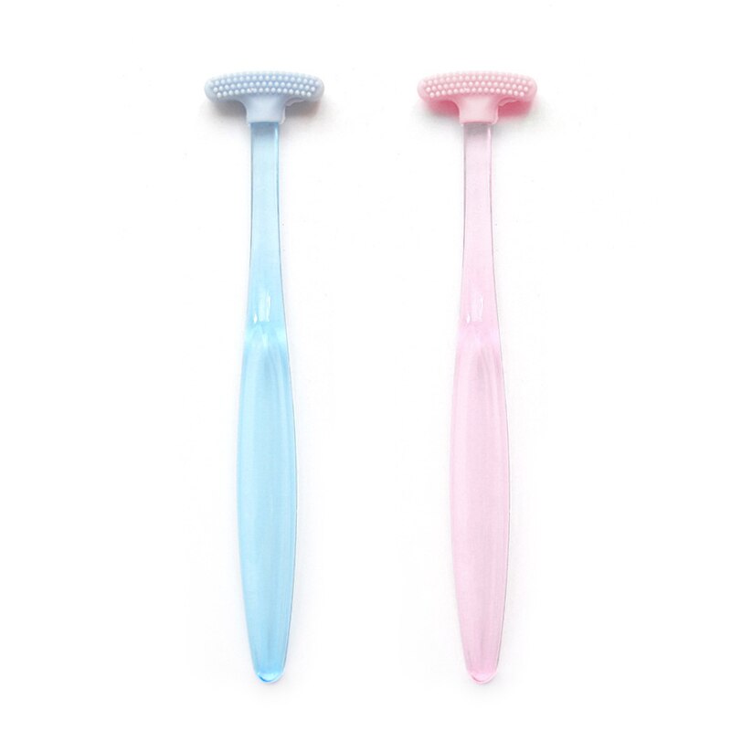 Cepillo de silicona suave para la lengua, limpieza de la superficie de la lengua, cepillos de limpieza Oral, limpiador de lengua, respiración fresca, salud, 1 unidad