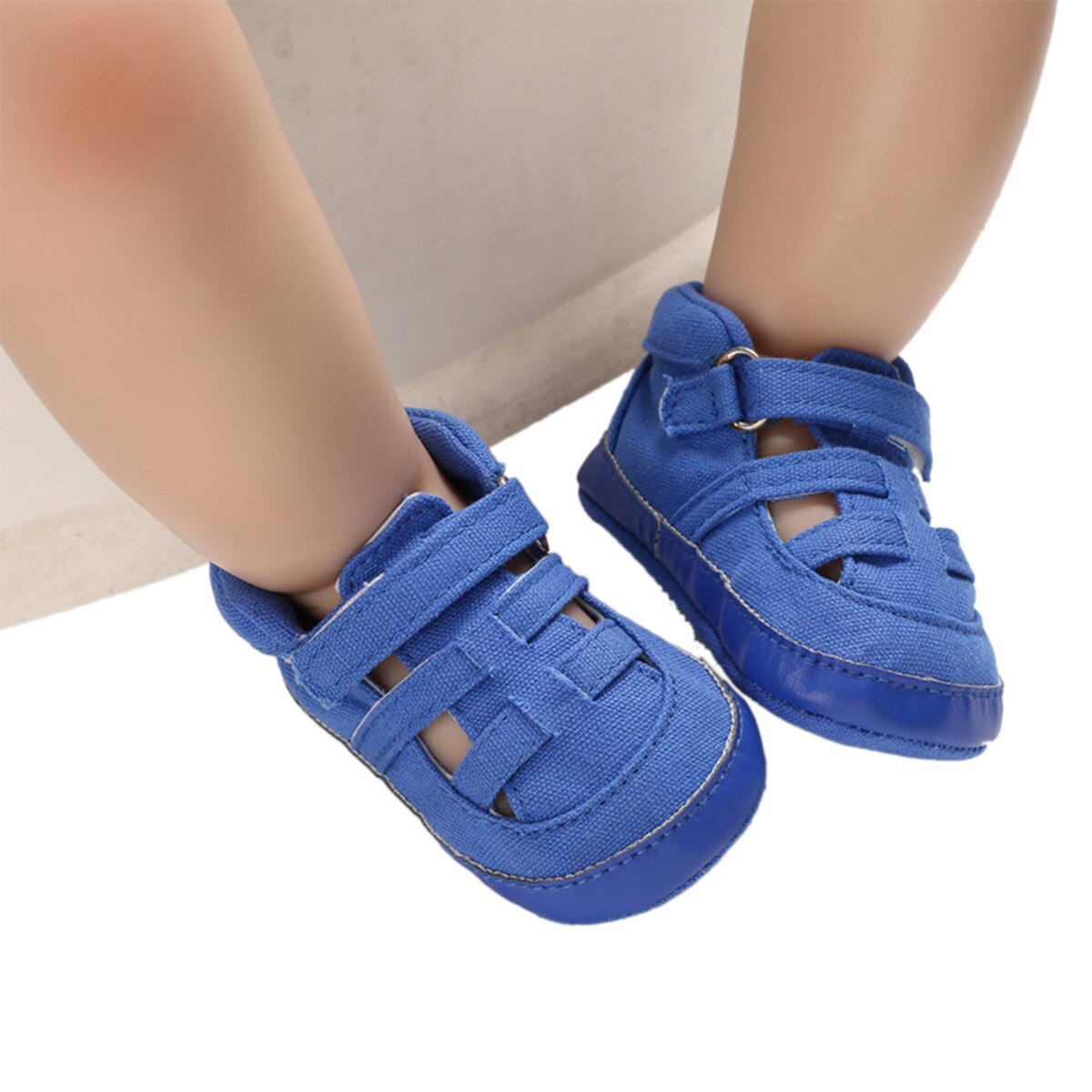 Trend baby dreng piger fritidssko lukket tå sandaler blød sål til småbørn gå høj top ankel kanvas støvle fodtøj: 3 / 13
