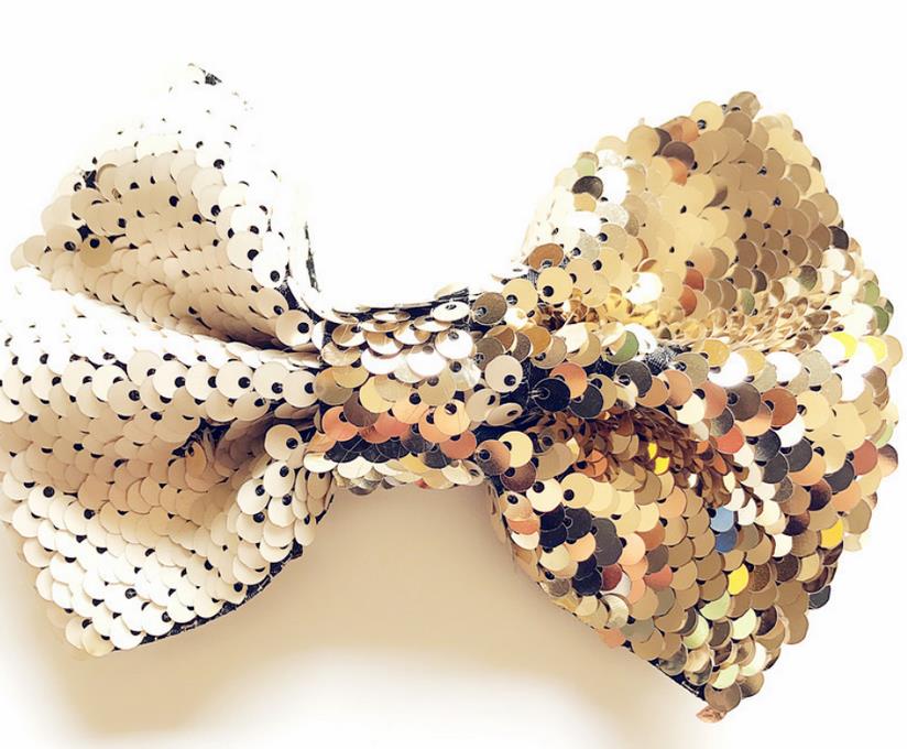 Schattige babymeisjes glitter pailletten strik haarspeld strik haarspeld hoofddeksel: 6