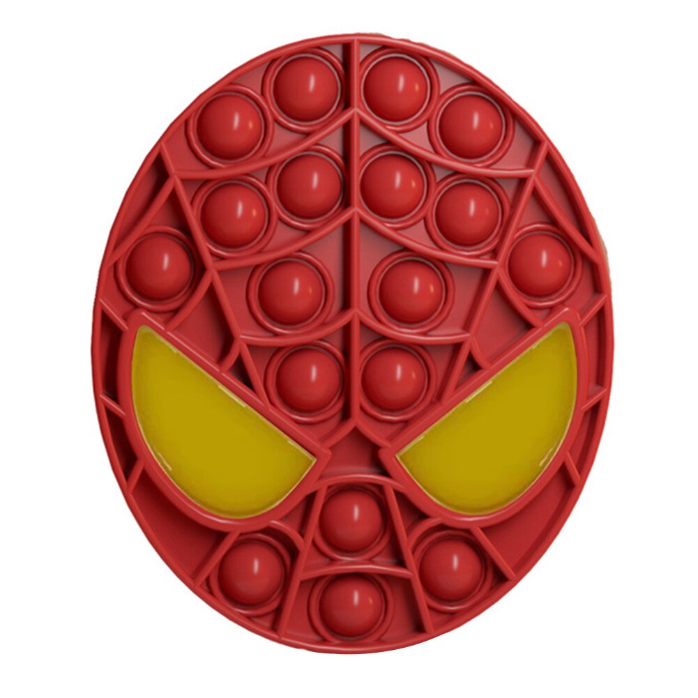 Silicone PushPOPBubbleCartoon Man Sensory Fidget Toys for Autism Stress RelieverPOPs Fidget Anxiety Relief Funny Toys for Adult: 01