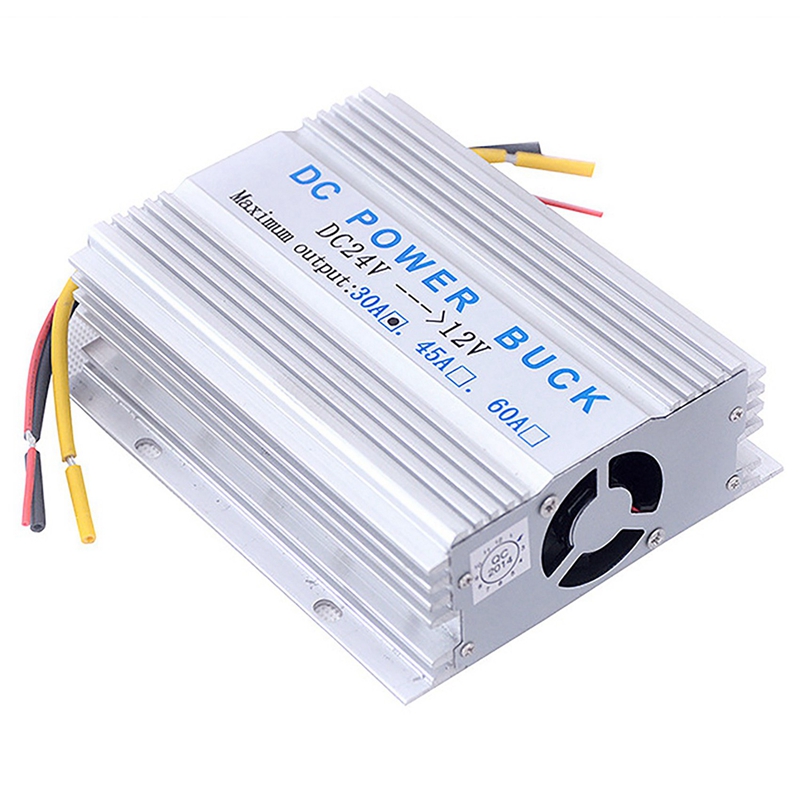 2x dc-dc spänningsreducerare strömförsörjning buckregulator 24v to 12v 30a volt reducertransformator för bilstereo