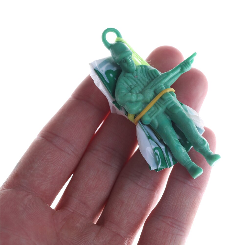 6Pcs Mini Hand Gooien Parachute Speelgoed Educatief Parachute Mannen Met Figuur Soldier Kids Outdoor Games Speelgoed