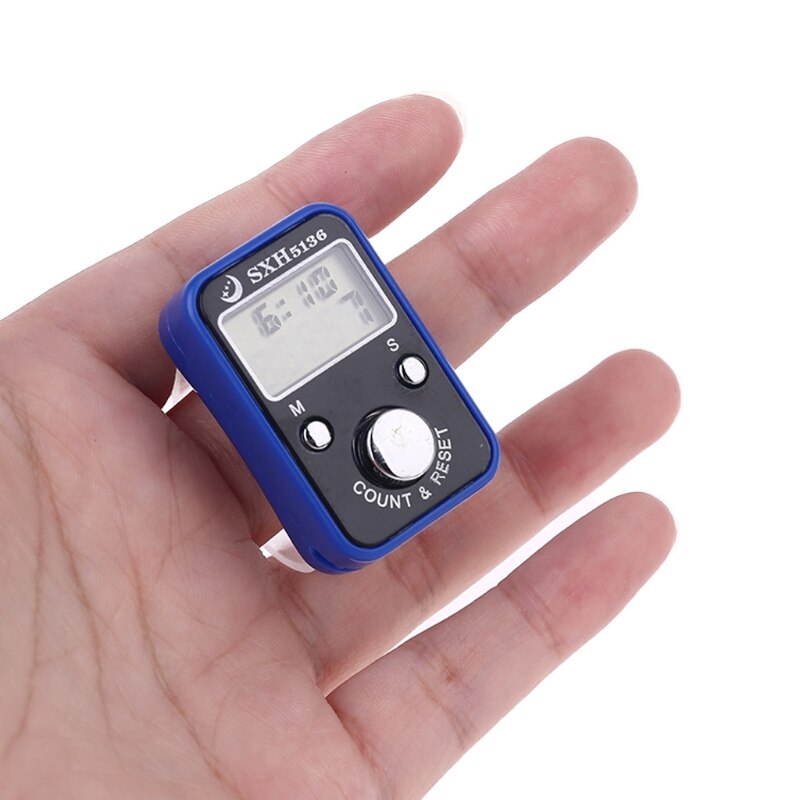 Contador electrónico Digital portátil de muñeca con pantalla de tiempo, reinicio Manual, descompresión, relajación, herramienta de dedo para meditación
