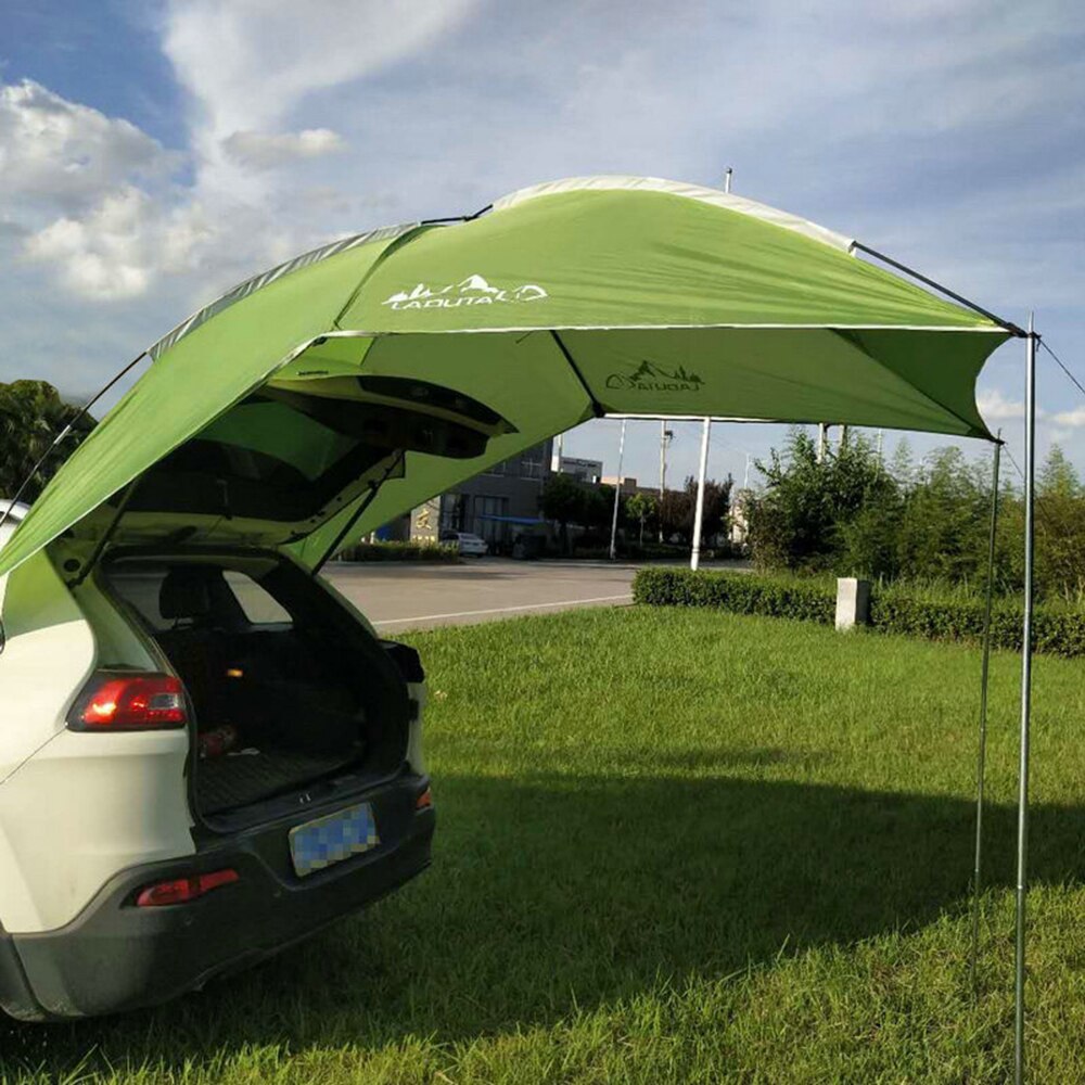 Waterproof Car Rear Tent Camping Shelter Outdoor Car Tent Beach Sun Shelter Awning Shelter