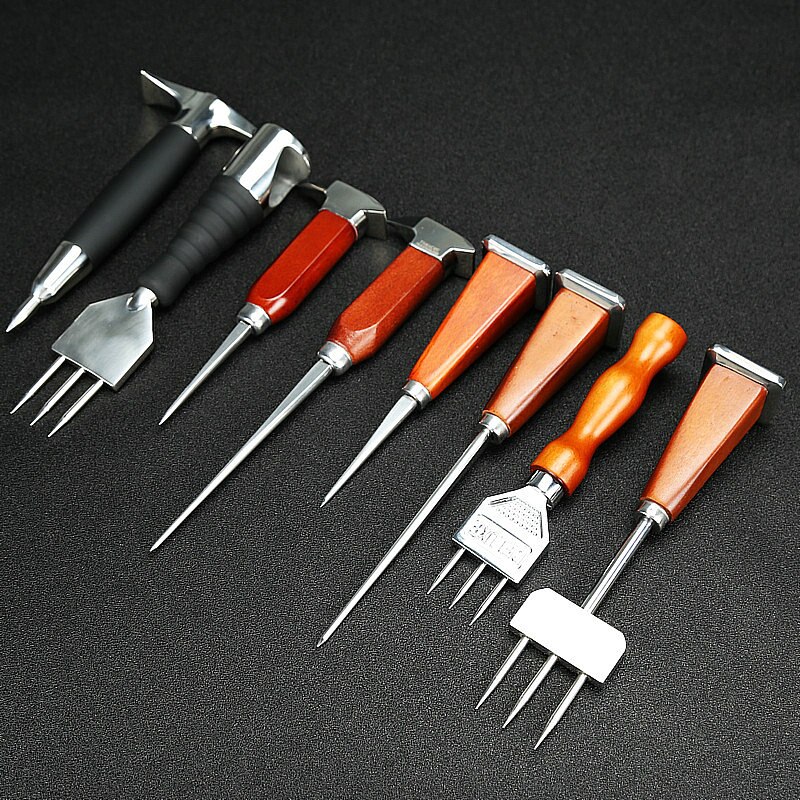 Isplock - robust isflismaskin, bartenderkniv, iskniv , 304 rostfritt stål med tre stift iskross för cocktailbartender