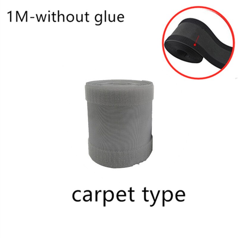 1/3 Meter Soft Adjustable Cable Cover Hook And Loop Management Sleeve Office Home Floor Carpet Wire Organizer Supplies: 1m-carpet type-grey