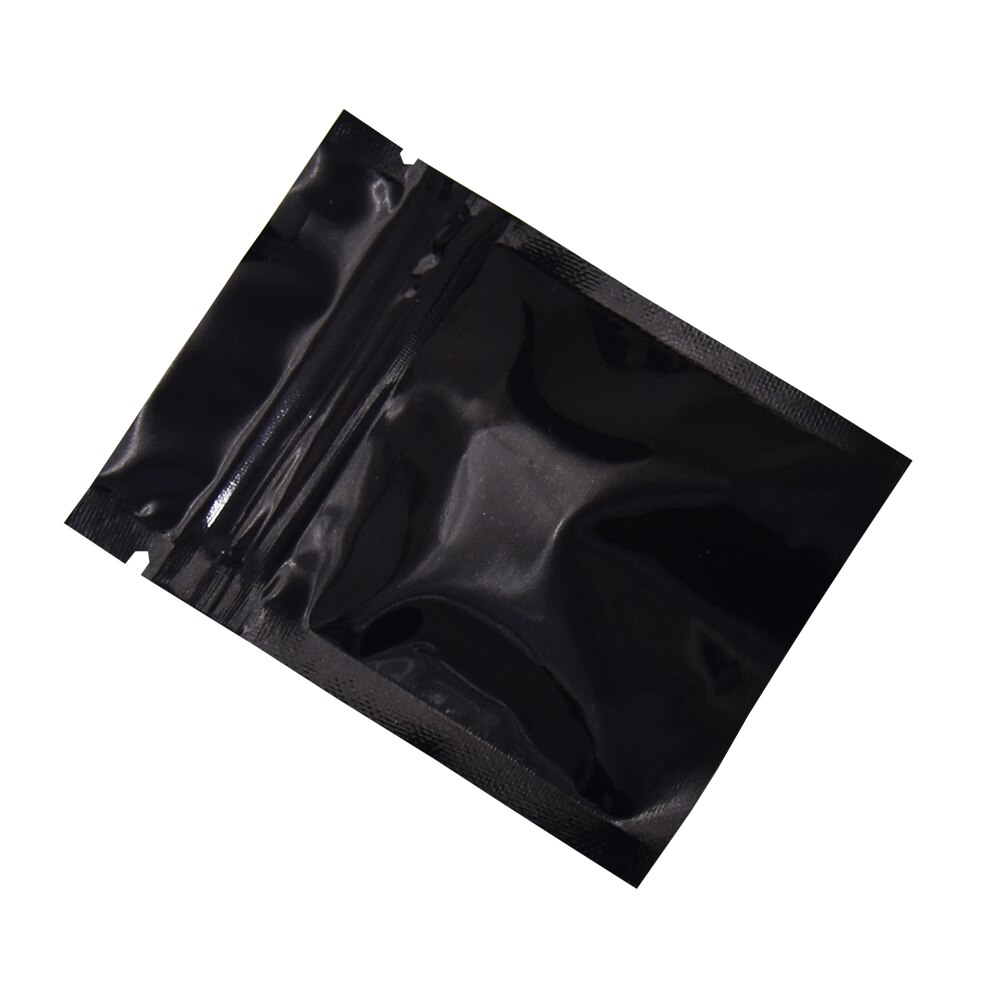 500 Pieces 6x8cm Small Reclosable Zip Lock Bags Colorful Flat Self Seal Aluminum Foil Bags Coffee Powder Sample Mylar Bag