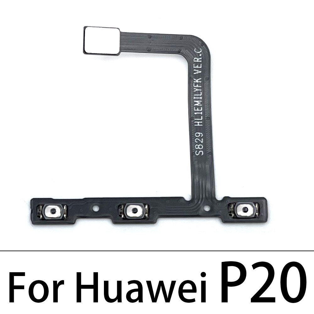 Nowy przycisk włączania zasilania przycisk boczny przycisk Flex Cable dla Huawei P8 P9 P10 P20 P30 P40 Lite E 5G Pro Plus 2016: P20