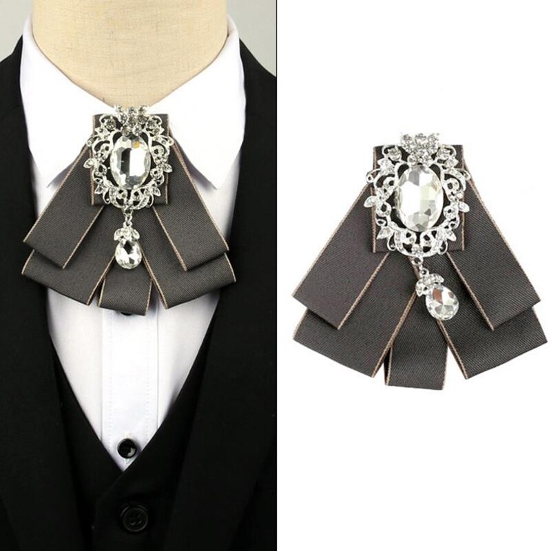 Lazo de cinta para cuello, corbata para mujer, camisa de vestir para bodas, blusa, corbatas de seda, pajarita para el mejor hombre, accesorios para el conjunto del cuello del novio