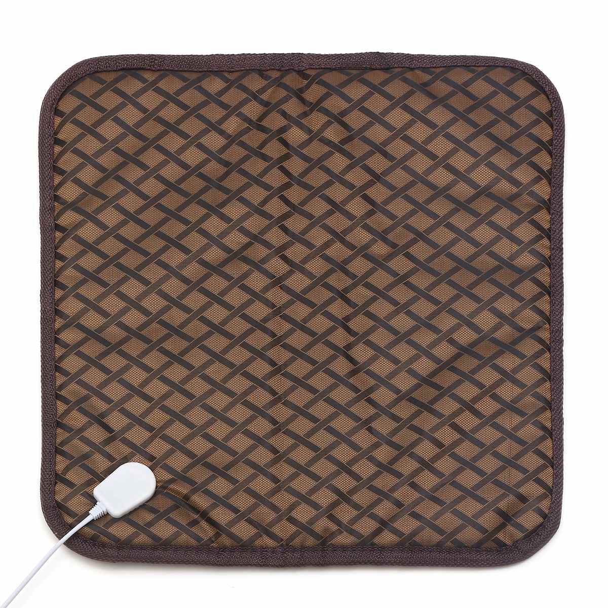 Elektrisk varmepude 45 x 45cm varmemåtte 3 varmeregulator kat hundeseng til mave talje lindre rygsmerter vintervarmer