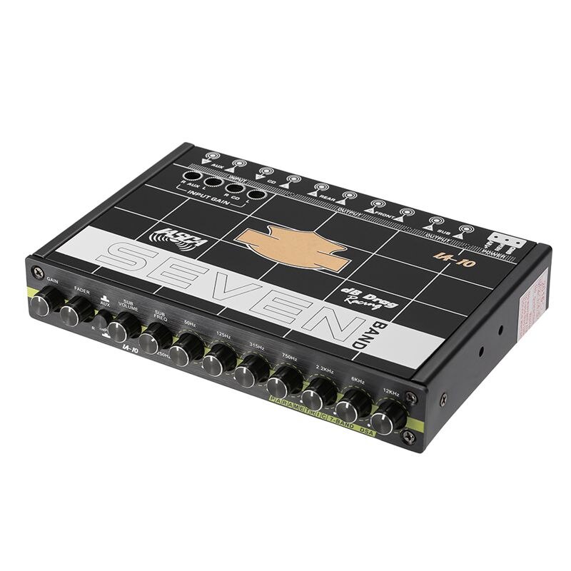 Neu 7 Band Auto Audio Grafik Equalizer Aktive Frequ Produktbild-Vorschau 7