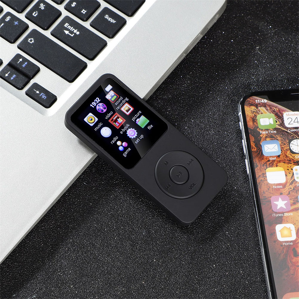 MP3 MP4 Player Bluetooth-Compatible5.0 Portable HiFi Music Player Sports MP3 Player with E-book/FM Radio/Recording
