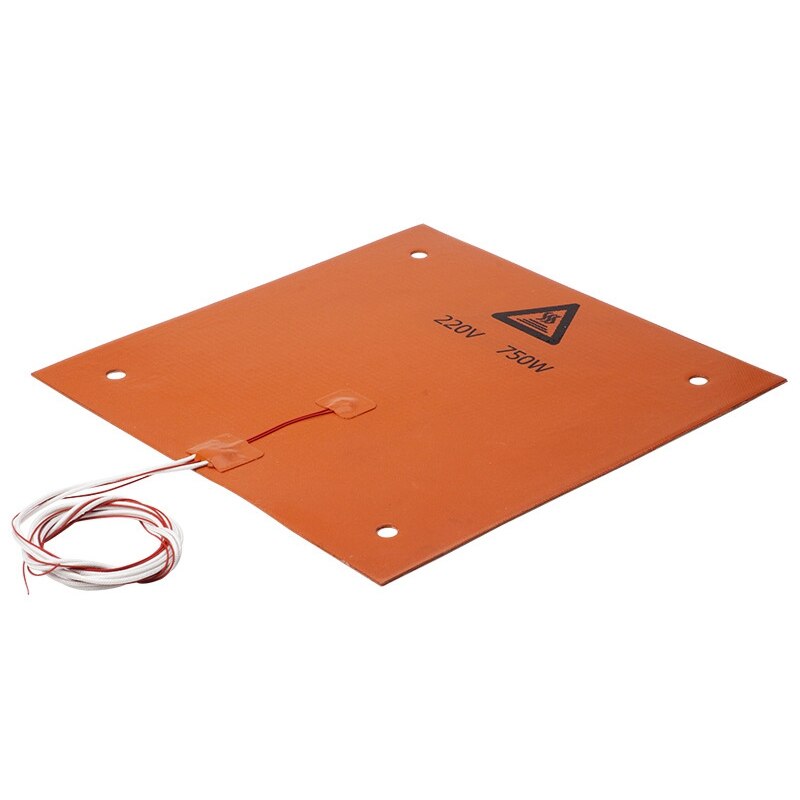 750w 220v 310*310mm Silikon Beheizte Bett Heizung Pad für CR-10 3D Drucker