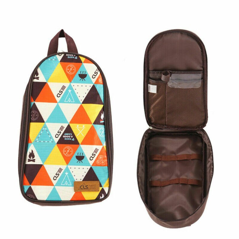 Camp Kitchen Utensil Organizer Travel Set Portable BBQ Camping Cookware Handbag