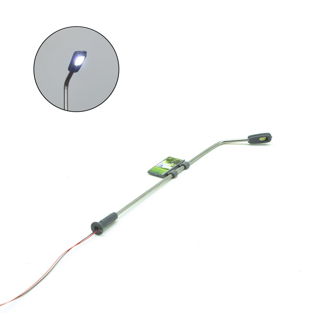 20 Pcs N Schaal Modelspoor Verlichting Voor Building Road Architectonische Landschap Trein Lamp Straat Zand Tafel Diorama Layout Metalen