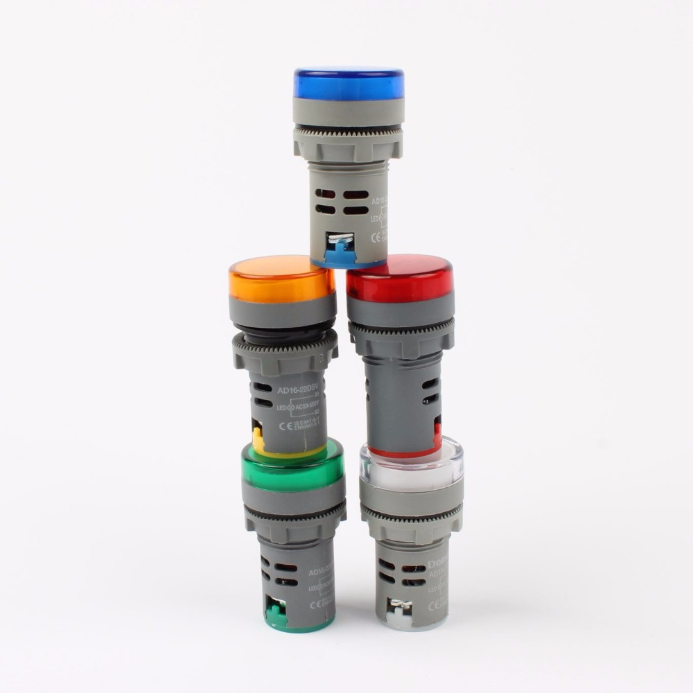 Digital Display Voltmeter 22 MM Lights Tester Tools AC 60V-450V Indicator Voltmeter tester ammeter and Current transformer