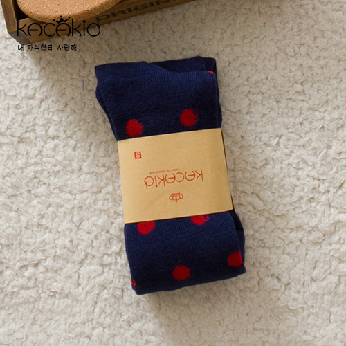 Kacakid lasten tyttöjen sukkahousut sukkahousut värit pisteet lapsi vauva lapset tyttöjen sukkahousut puuvilla tyttöjen sukkahousut sukkahousut  ka1023: Laivastonsininen / M