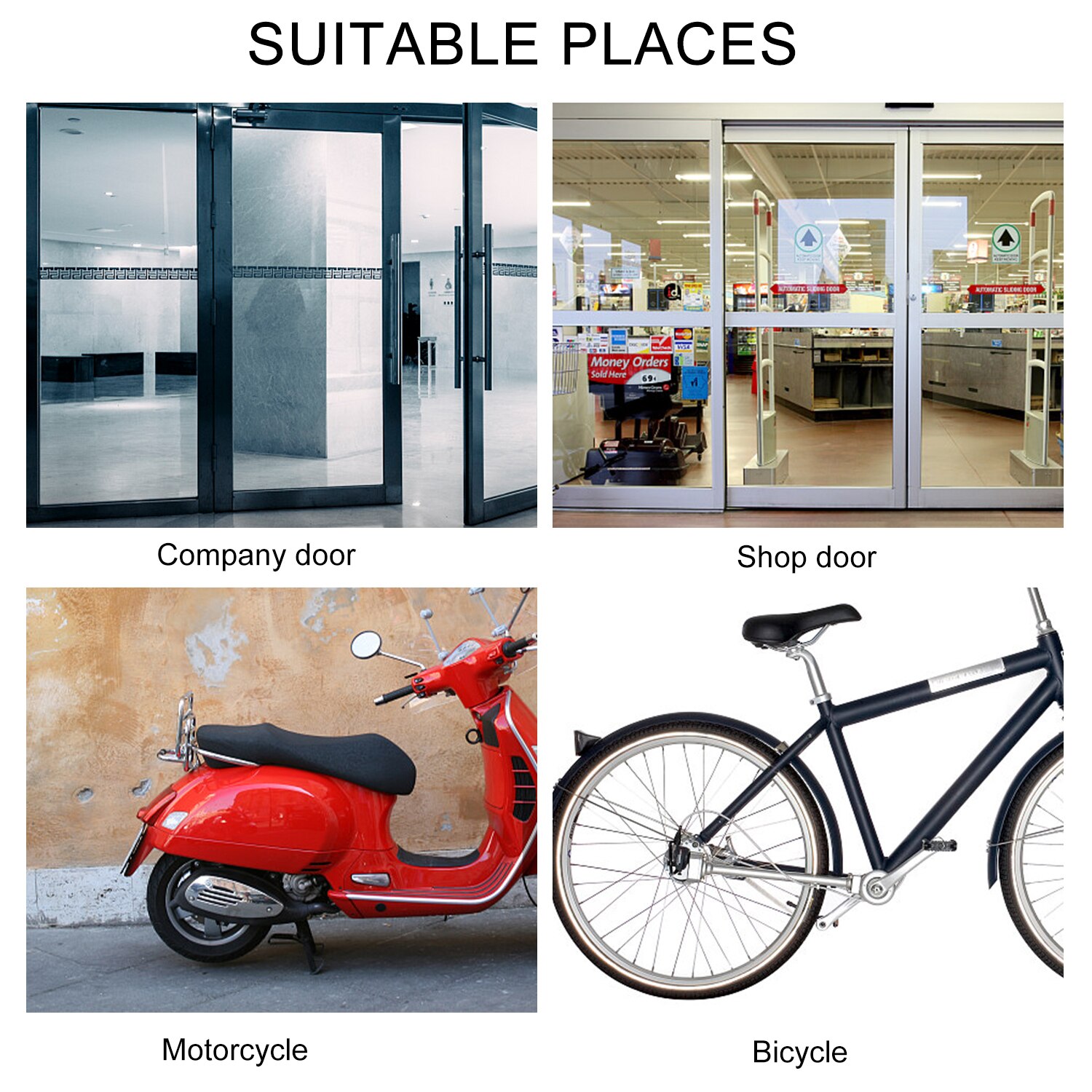 Keyless Password Lock Wireless Remote Control Lock 80CM Steel Chain Anti Theft Alarm Lock Digital Smart Lock for Bicycle