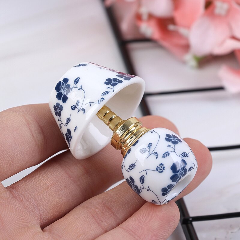 1:12 Mini Ceramic Lamp Miniatures Dollhouse Toy Porcelain Miniature Table Lamp Doll House Accessories