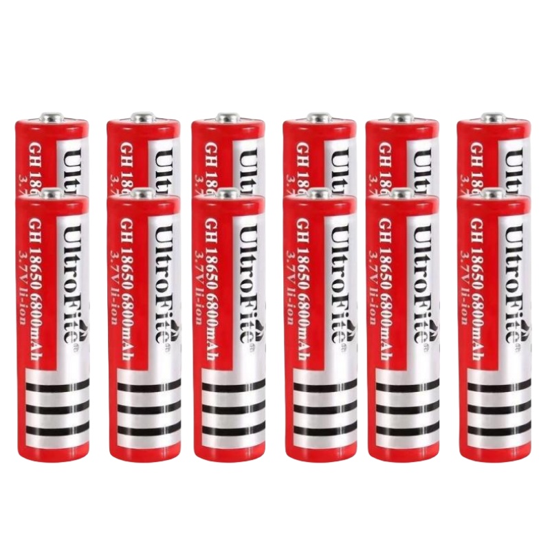 batterie au Lithium rechargeable 18650 de 3.7V 6800mAh pour la batterie de Litio de batterie de lampe de poche LED