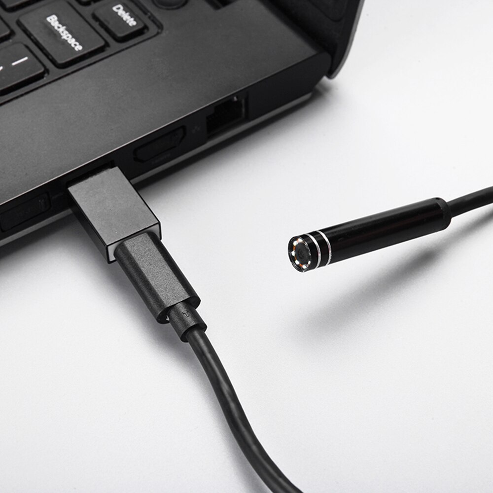Cámara endoscopio USB tipo C Android de 5,5mm cámara de inspección de tuberías impermeable boroscopio para Huawei teléfono Android boroscopio