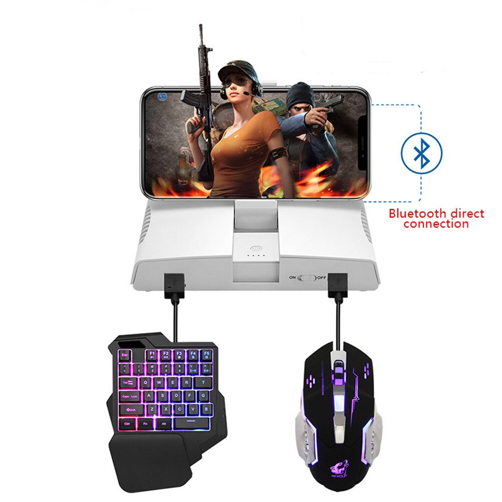 One Hand Gaming Keyboard Half Keyboard Small Gaming Keyboards with Backlight GDeals