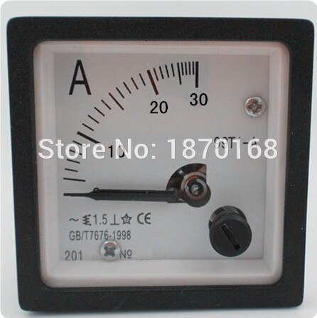 99T1 AC 0-30A 30A Analog Ammeter Panel AMP Current Meter Gauge 99T1 Amperemeter