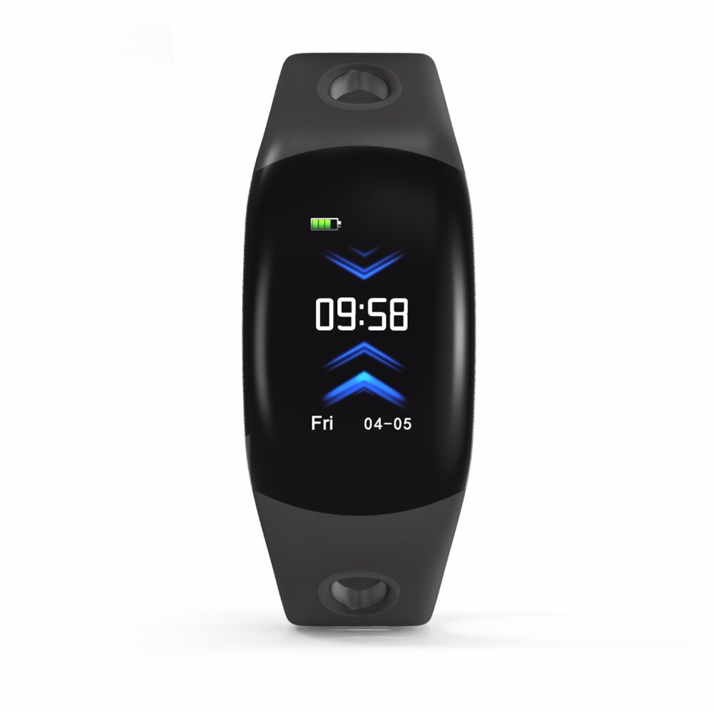 Tezer  dm11 smarta armband  ip68 vattentäta armband pulsmätare stegräknare bild skärm färg lcd-skärm för ios android