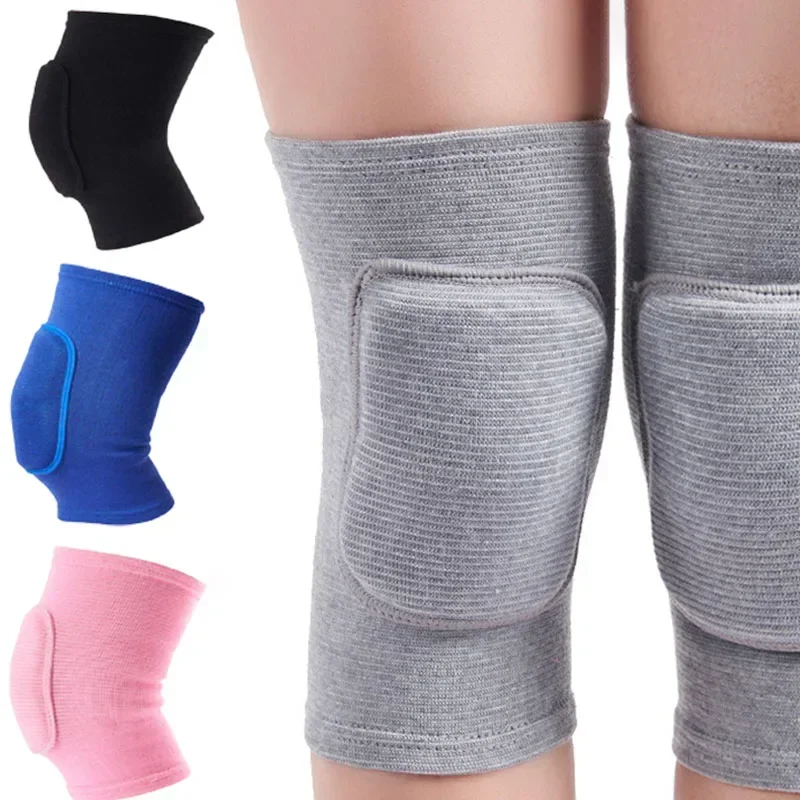 1 st Sport Compressie Kniebeschermers Elastische Kniebeschermer Verdikte Spons Kniebrace Ondersteuning voor Dansen Workout Training