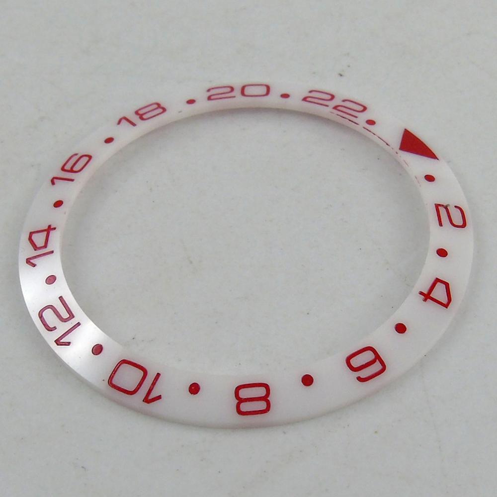 Multi-color 38mm keramische lunette voor gmt-model herenhorloges: Nr . .10