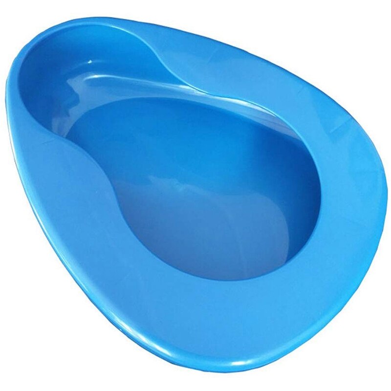 Firm Thick Stable Plastic Bedpan Heavy Duty Smooth Contoured for Bed-Bound Patient: Default Title