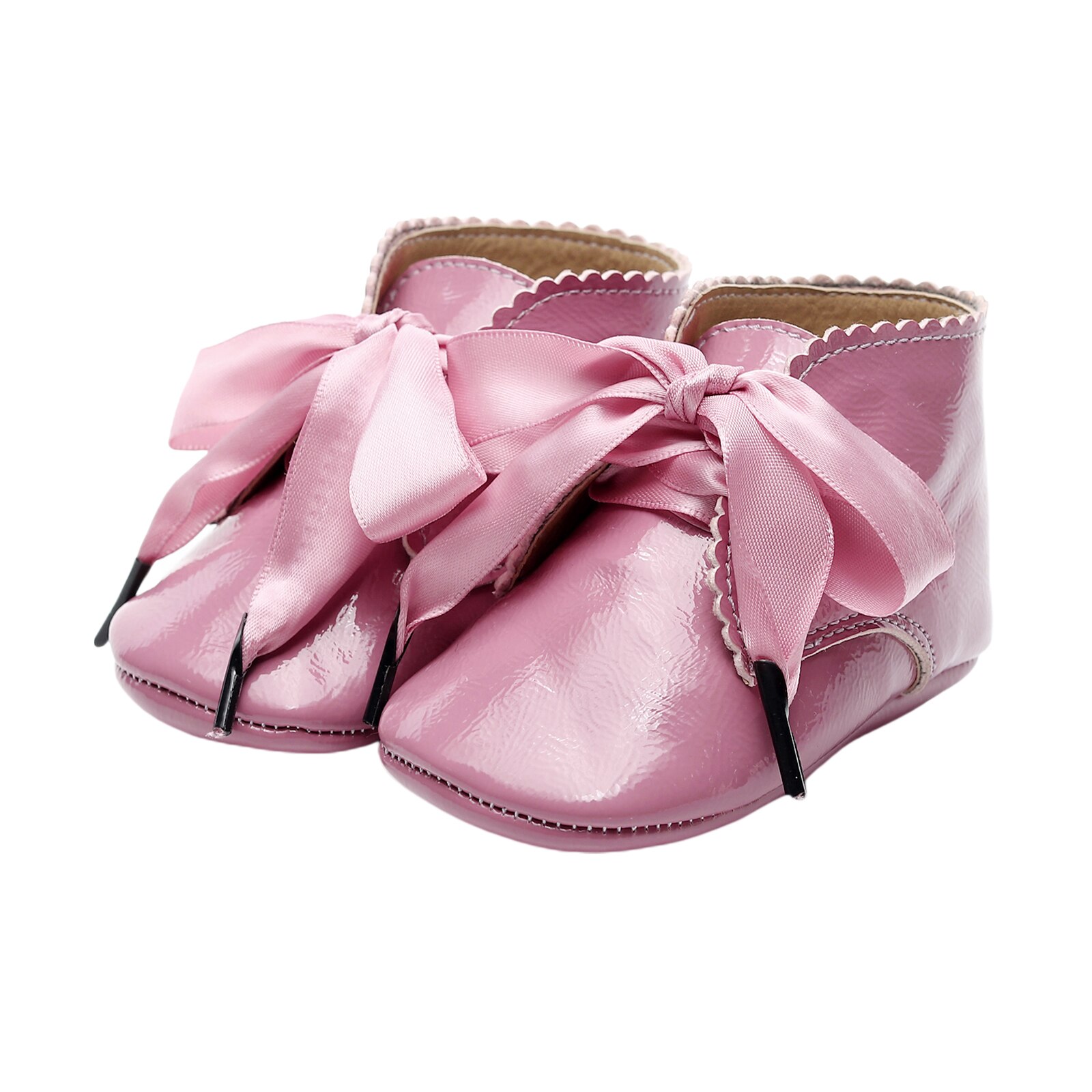 0-24M Solid Spring Kids Bbay Girls Shoes Casual Pre-walkers Style Shoes