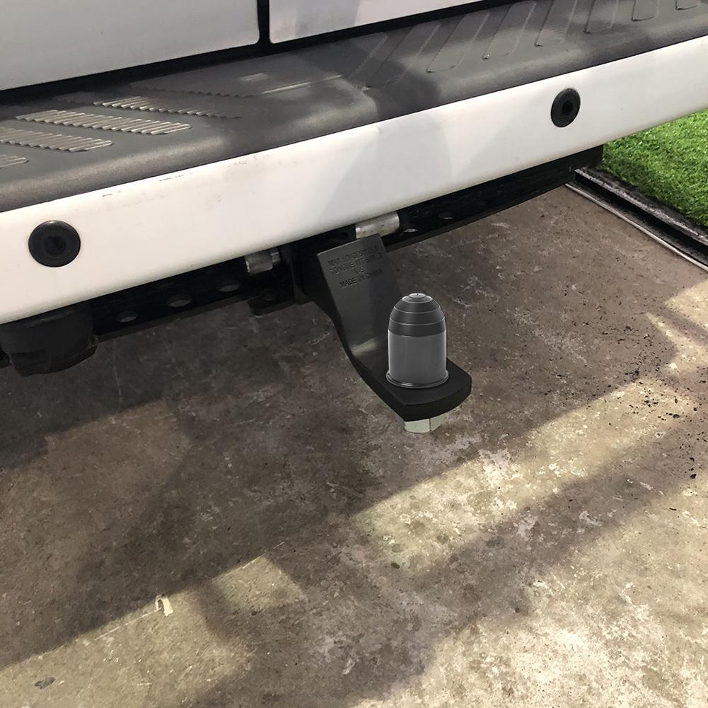 50mm bil kjøretøy hengerfeste kule deksel plast ellipse hindre fett og smuss hengerfeste campingvogn tilhenger beskytter