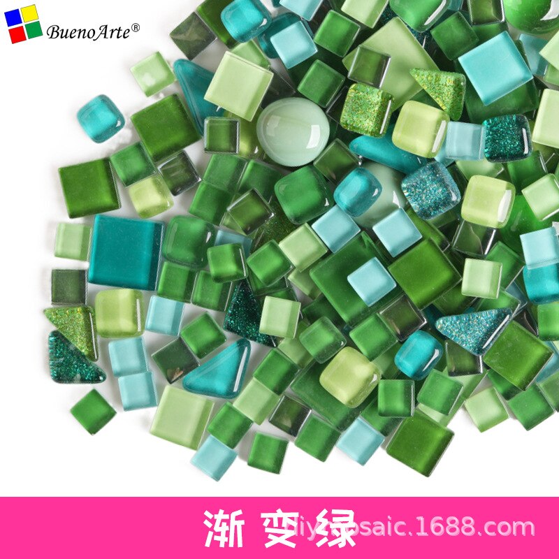 Mosaic DIY Material Irregular Small Particle Color Decal Crystal Glass Tile Small Patch Glass Mirror Mosaic Tiles: 5